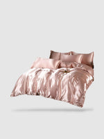 Parure de lit en soie 200x230 - Jade clair
