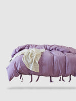 parure de lit en microfibre 260x220 - Violet