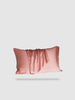 taie d'oreiller 65x65 en soie Rose / 65x65 1pc